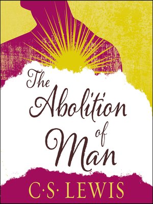 cover image of The Abolition of Man